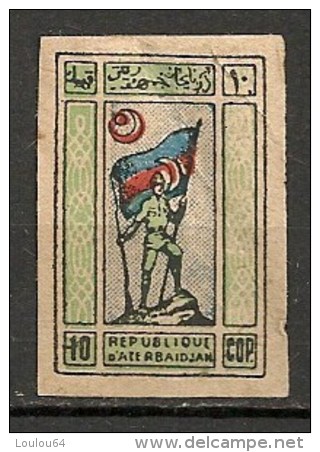 Timbres - Russie - Républiques Transcaucasiennes - Azerbaidjan - 1919 - 10 - - Azerbaidjan