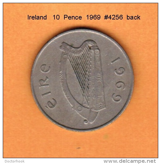 IRELAND   10  PENCE  1969 (KM # 23) - Ireland