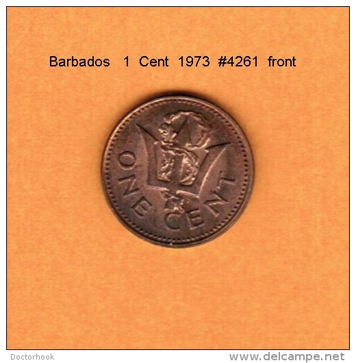 BARBADOS   1  CENT  1973 (KM # 10) - Barbados