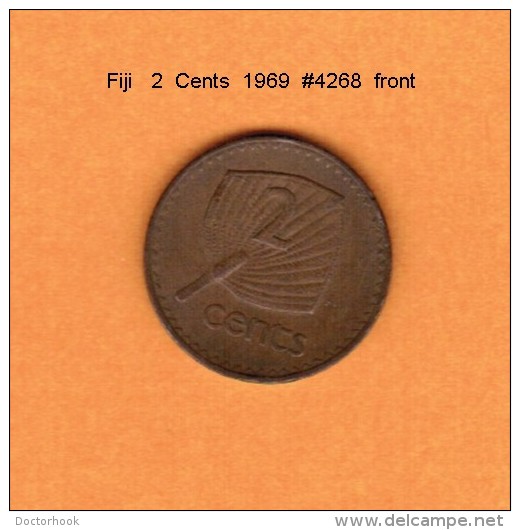 FIJI   2  CENTS  1969   (KM # 28) - Fiji