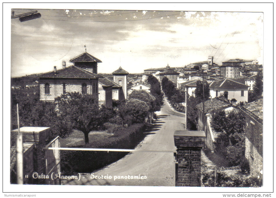 Ostra Scorcio Panoramico VIAGGIATA 1958  CODICE C.1857 - Altri & Non Classificati