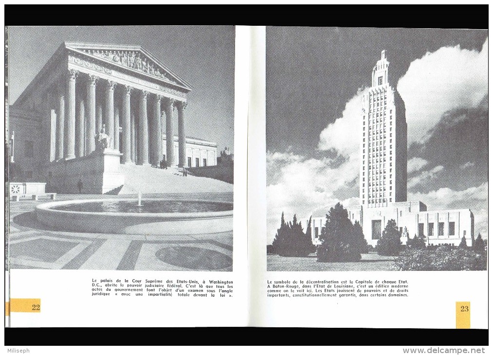 Revue Touristique " Voici Les ETATS-UNIS " - ( Distribué Lors De L´ Exposition Universelle De Bruxelles 1958)   (3758 ) - Reisen