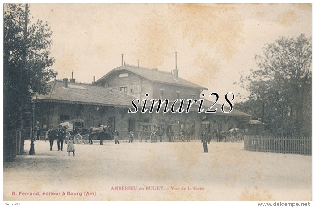 AMBERIEU-EN-BUGEY - VUE DE LA GARE - Non Classés