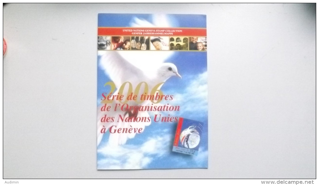 UNO-Genf 530/6, 541/4, 551/2, Bl. 21 Souvenir-Folder 2005 **/mnh, Jahreszusammenstellung 2006 - Nuevos