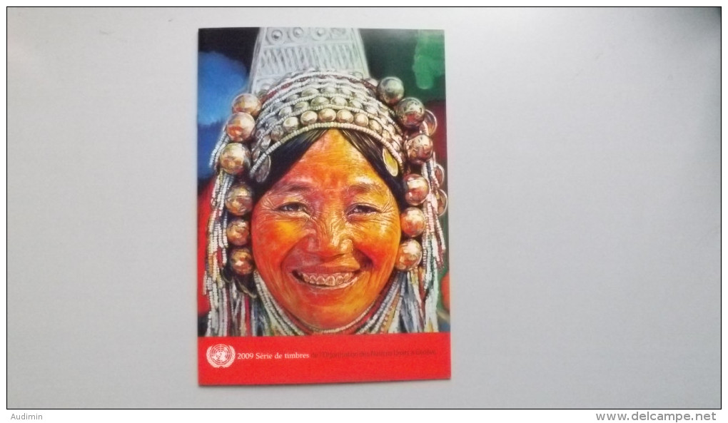 UNO-Genf 639, 644/5, 652/61, 667/72 Bl. 26 Souvenir-Folder 2009 **/mnh, Jahreszusammenstellung 2009 - Unused Stamps
