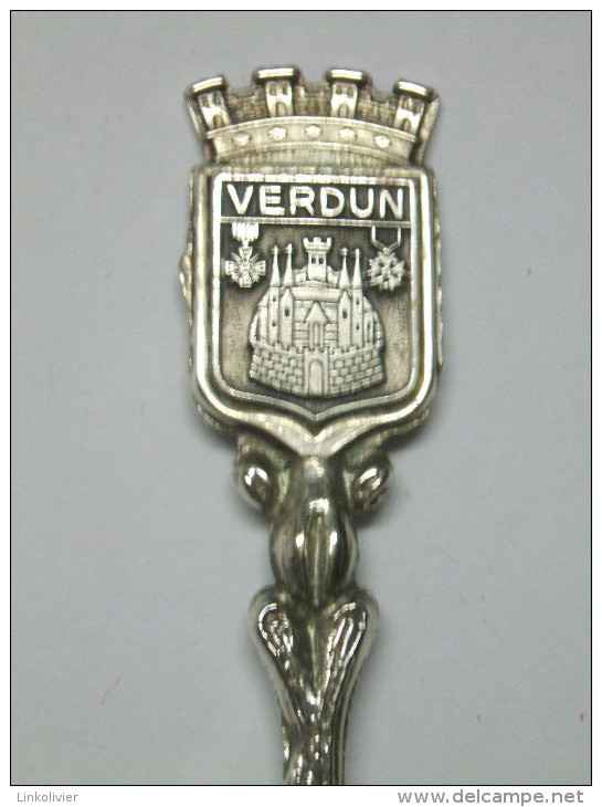 CUILLERE De Collection Poinçon - Armoiries Blason VERDUN (Meuse) Dans Boîte - Cuillers