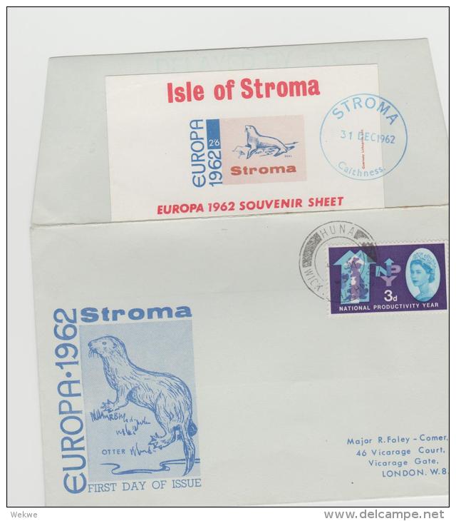 BI003b/ Isle Of Stroma, Northern Irland 31.12.62, Thema Europa - Briefe U. Dokumente