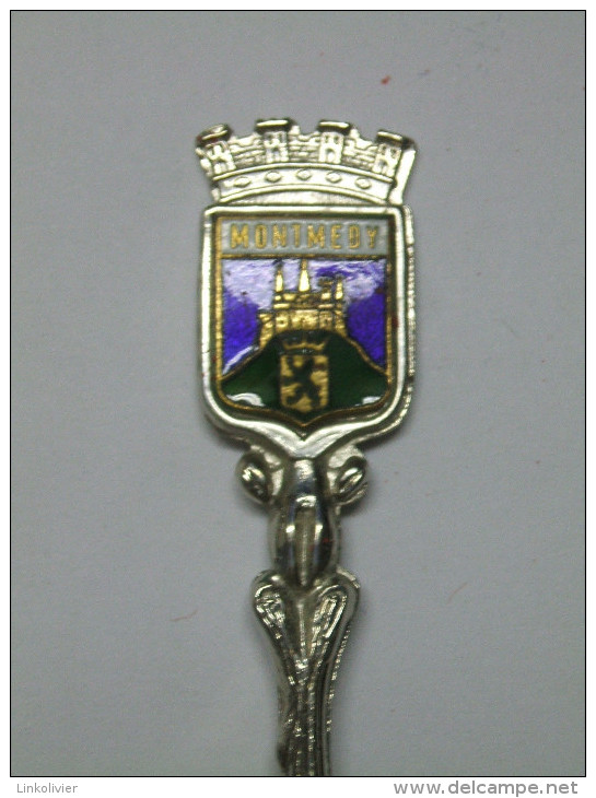 CUILLERE De Collection Poinçon - Armoiries Blason MONTMEDY (Meuse) Dans Boîte - Cuillers