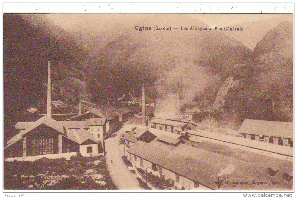 Ugine  (Savoie)   -  Les  Alliages  -  Vue  Générale - Ugine