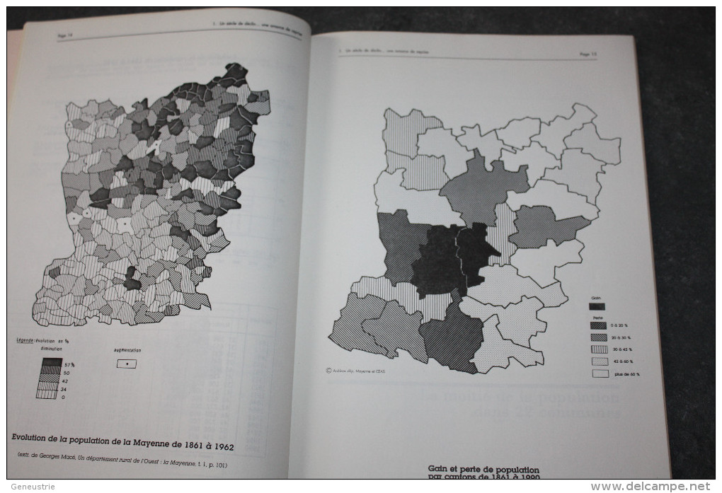 Revue 1991 "La Mayenne Et Sa Démographie" Mayenne - Laval - Maine - Centre - Val De Loire