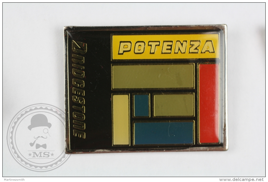 Bridgestone Tyres Advertising - Potenza - Pin Badge #PLS - Otros & Sin Clasificación