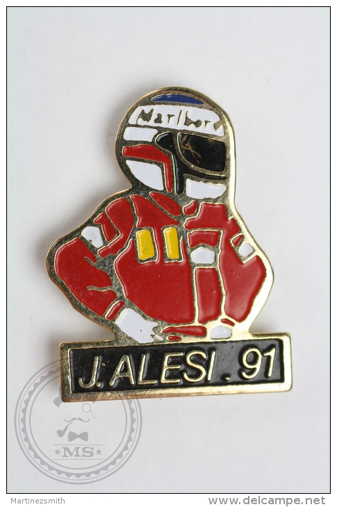 Jean Alesi 1991 F1 Pilot  - Pin Badge #PLS - Sonstige & Ohne Zuordnung