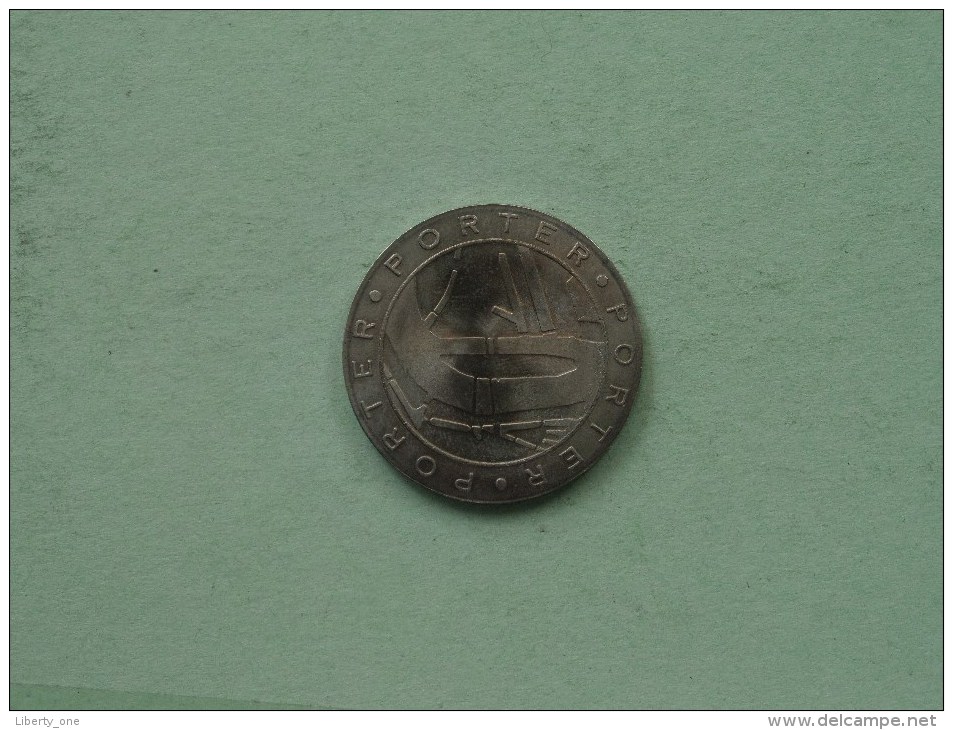 ROTTERDAM 1340 - 1990 / PORTER ( Details Zie Foto´s ) ! - Souvenir-Medaille (elongated Coins)