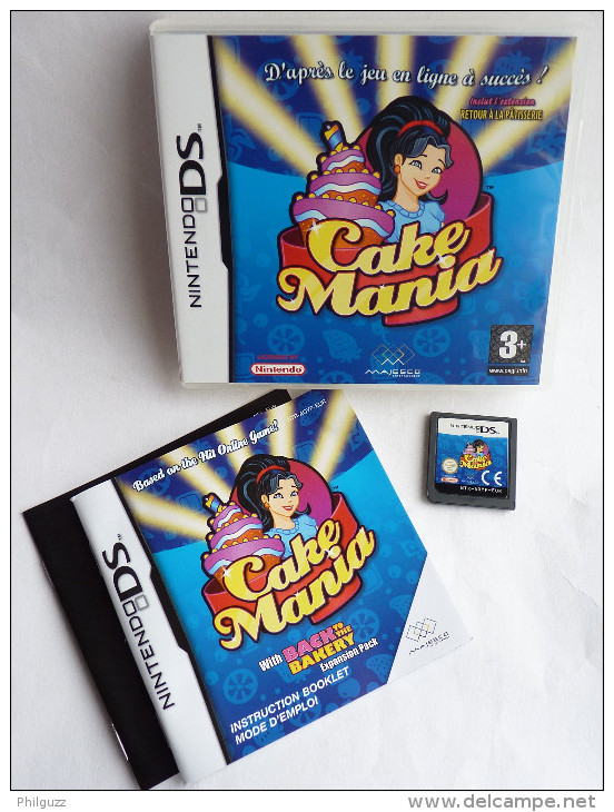 JEU NINTENDO DS - CAKE MANIA Inclut L'extention RETOUR A LA PATISSERIE - Nintendo DS