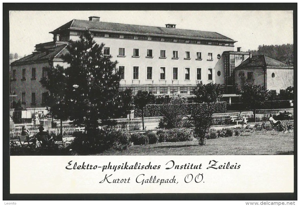 GALLSPACH Oberösterreich Elektro-physikalisches Institut ZEILEIS 1966 - Gallspach