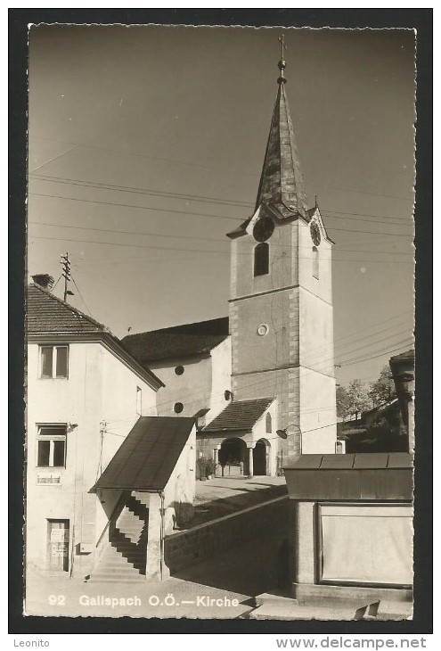 GALLSPACH Oberösterreich Kirche Stempel ! 1952 - Gallspach