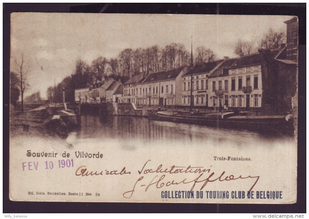 Carte Postale - VILVOORDE - Souvenir De VILVORDE - Trois-Fontaines - Touring Club De Belgique - CPA   // - Vilvoorde