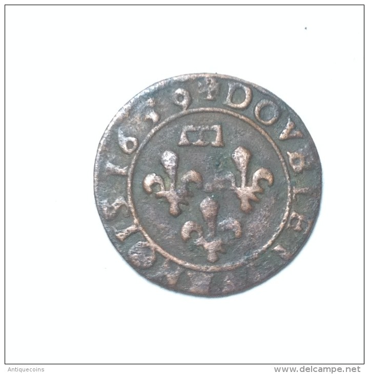 RARE MONNAIES DE LA  DOMBES DOUBLE TOURNOIS DE "GASTON D’ ORLÉANS" - Autres & Non Classés