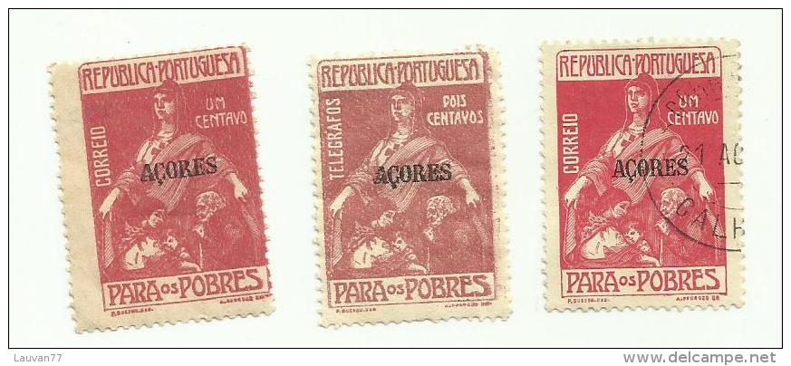 Portugal Açores N°195 à 197 Côte 7.55 Euros - Azores