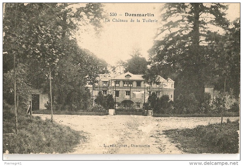 CPA-1917-77-DAMMARTIN-CHATEAU De La TUILERIE-BE - Autres & Non Classés