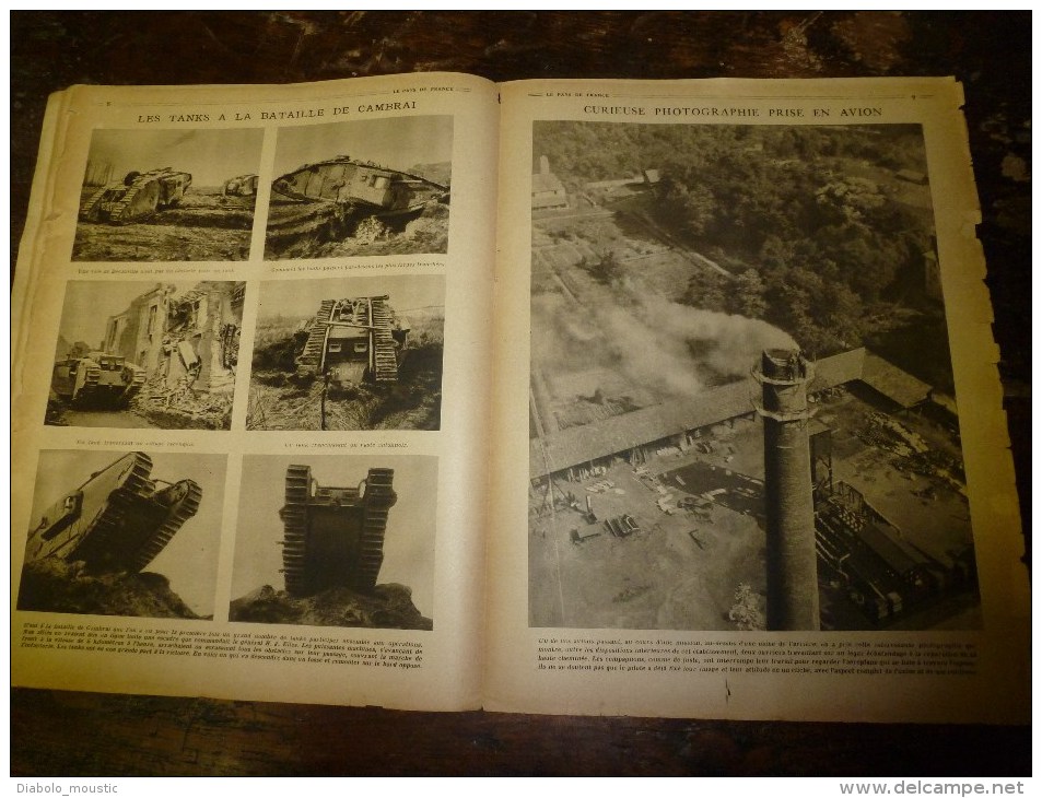 1917 LPDF: TRAWLERS;Italiens à La Piave; GRANDES-ROUSSES D'aéroplane;Sous-marin Renfoueur; Faire Un Journal Du FRONT - Frans