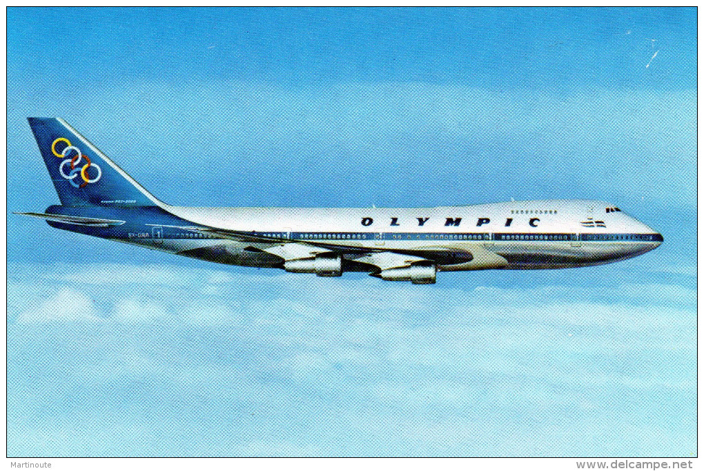 - CPSM P.F.   -   OLYMPIC Airways - BOEING 747-200 B   JUMBO JET - 128 - 1946-....: Moderne