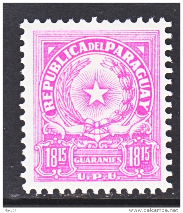 PARAGUAY  655   *    Wmk. P R    1962-8   Issue - Paraguay