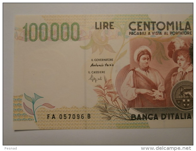 100.000 Lire  &ldquo; Caravaggio &ldquo;  II° Tipo   D.M. 12-05-1994 -  B.I. 931  FDS - 100000 Lire