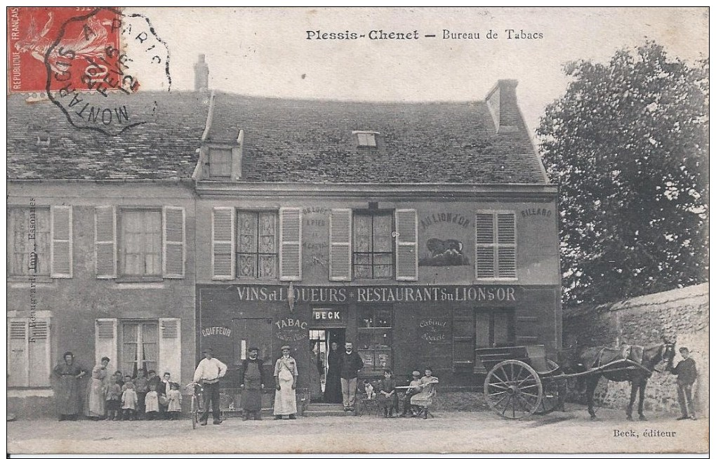 PLESSIS CHENET   Bureau De Tabacs - Autres & Non Classés