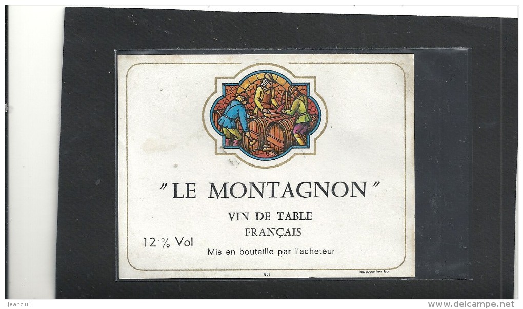 --LE MONTAGNON--12°--MIS EN BOUTEILLE PAR L ACHETEUR-- - Mountains