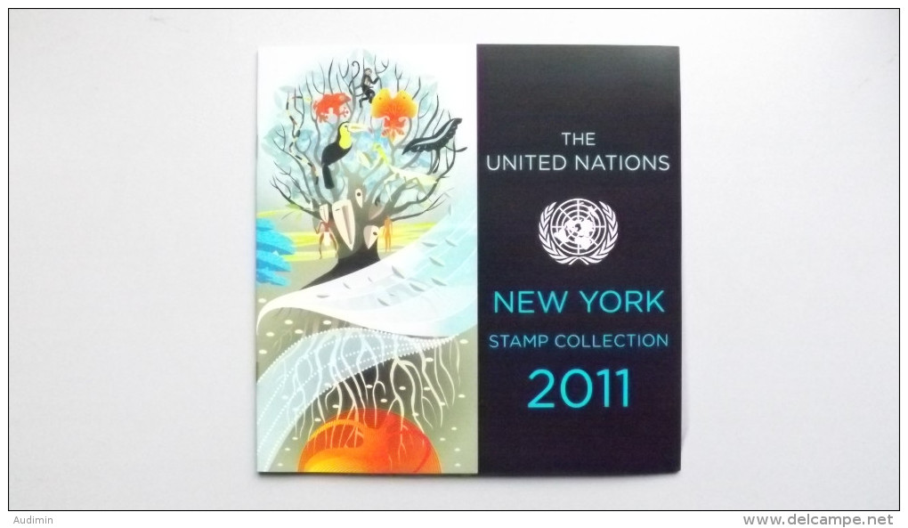 UNO-New York 1242/3, 1254/69, 1272/6, Bl. 36, Souvenir-Folder 2011 **/mnh, Jahreszusammenstellung 2011 - Ongebruikt