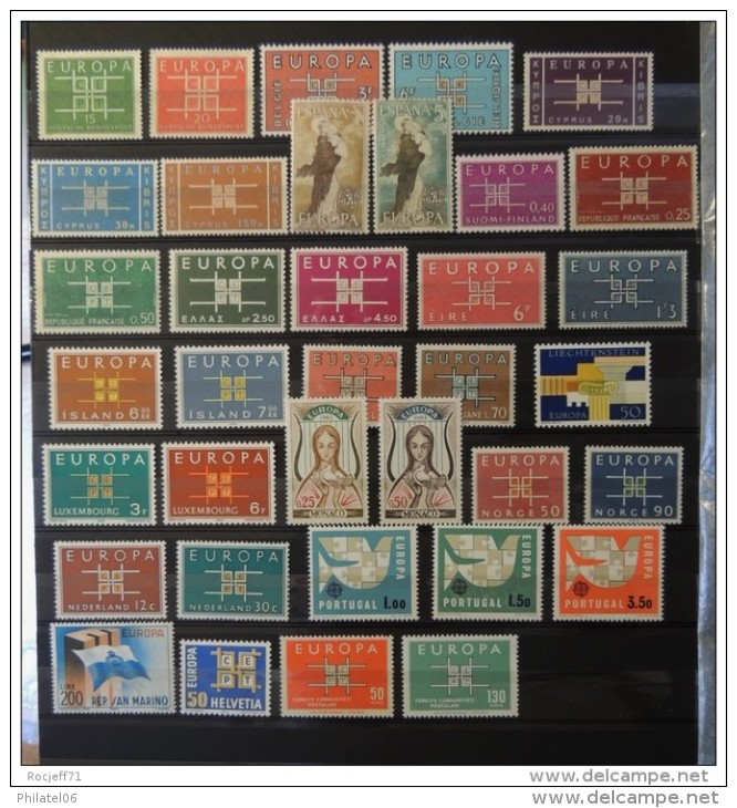 Collection Europa 1960 - 1980 Tous En ** // MNH // Cote : 3800 Euros  (Collection En Classeur) - Collections