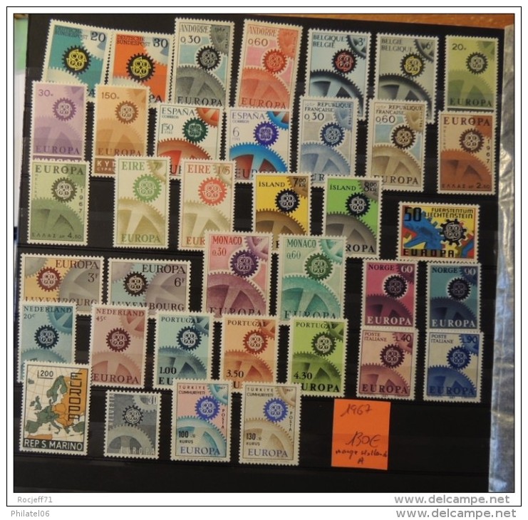 Collection Europa 1960 - 1980 tous en ** // MNH // Cote : 3800 euros  (Collection en classeur)