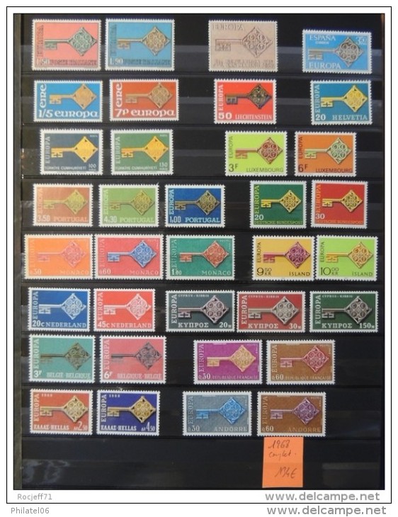 Collection Europa 1960 - 1980 tous en ** // MNH // Cote : 3800 euros  (Collection en classeur)