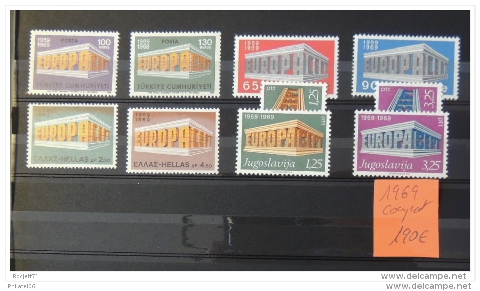 Collection Europa 1960 - 1980 tous en ** // MNH // Cote : 3800 euros  (Collection en classeur)