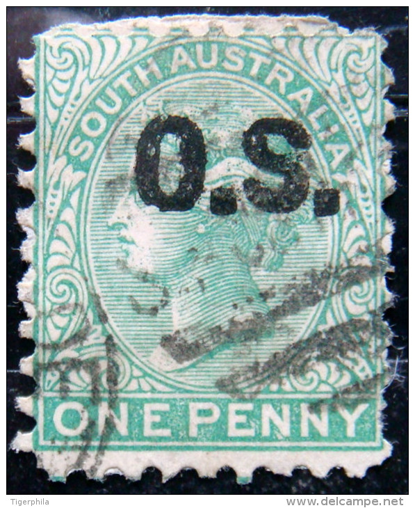 SOUTH AUSTRALIA 1890 1d Queen Victoria Service USED ScottO44 CV$1.80 - Oblitérés