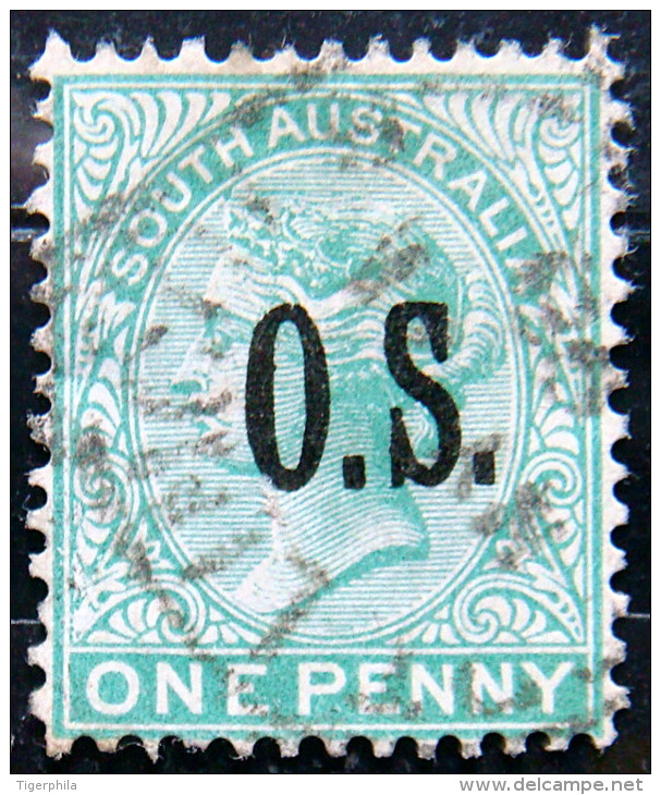 SOUTH AUSTRALIA 1891 1d Queen Victoria Service USED ScottO55 CV$3.50 - Oblitérés