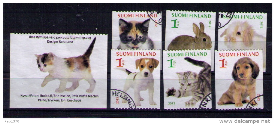 FINLANDIA 2012 - PETS - ANIMALES DOMESTICOS - - Gebruikt