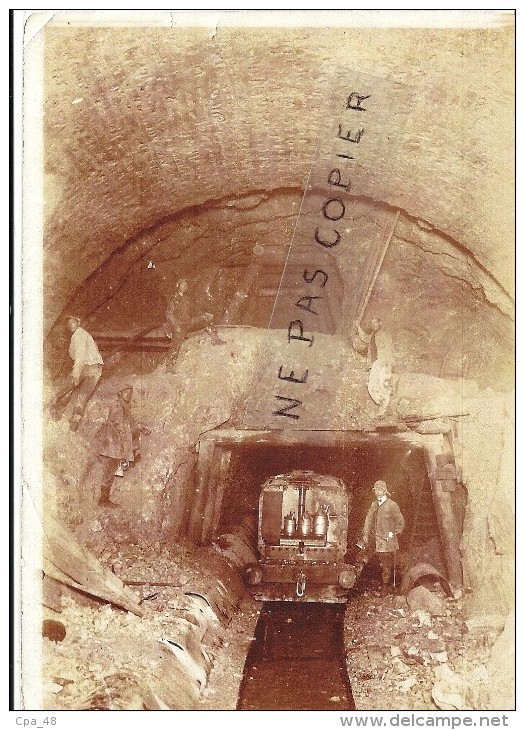 Suisse: Rare, Ligne Frasne-Vallorbe, Retirage Photo, Extraction De La Roche, Bien Lire Le Descriptif - La Roche