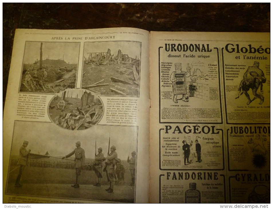 1917 LPDF: Grande Publicité Signée Jacques Nan;Ablaincourt; Italiens à CARSO De DOBERDO; Castelnuovo; Soissons - French