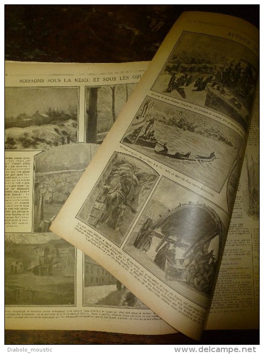 1917 LPDF: Grande Publicité Signée Jacques Nan;Ablaincourt; Italiens à CARSO De DOBERDO; Castelnuovo; Soissons - Französisch