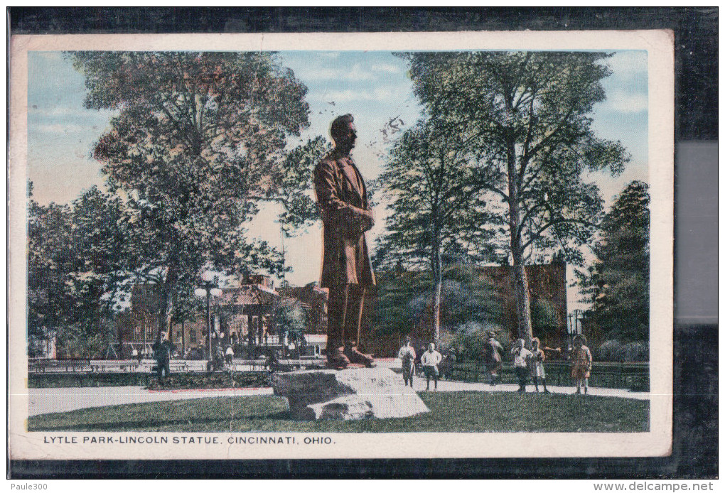 Cincinnati - Lytle Park - Lincoln Statue - Cincinnati