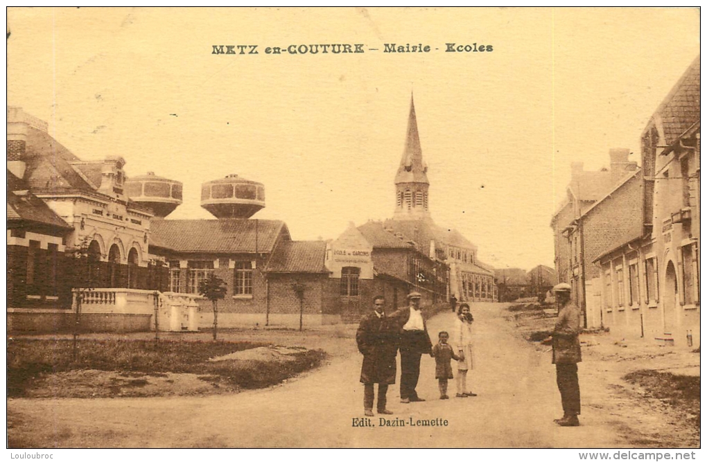 METZ EN COUTURE MAIRIE ECOLES - Autres & Non Classés