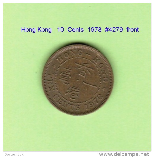 HONG KONG   10  CENTS  1978   (KM # 28.3) - Hong Kong