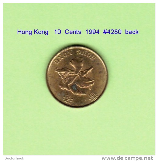 HONG KONG   10  CENTS  1994   (KM # 66) - Hongkong