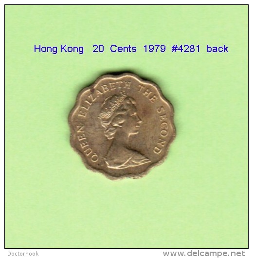 HONG KONG   20  CENTS  1979   (KM # 36) - Hong Kong