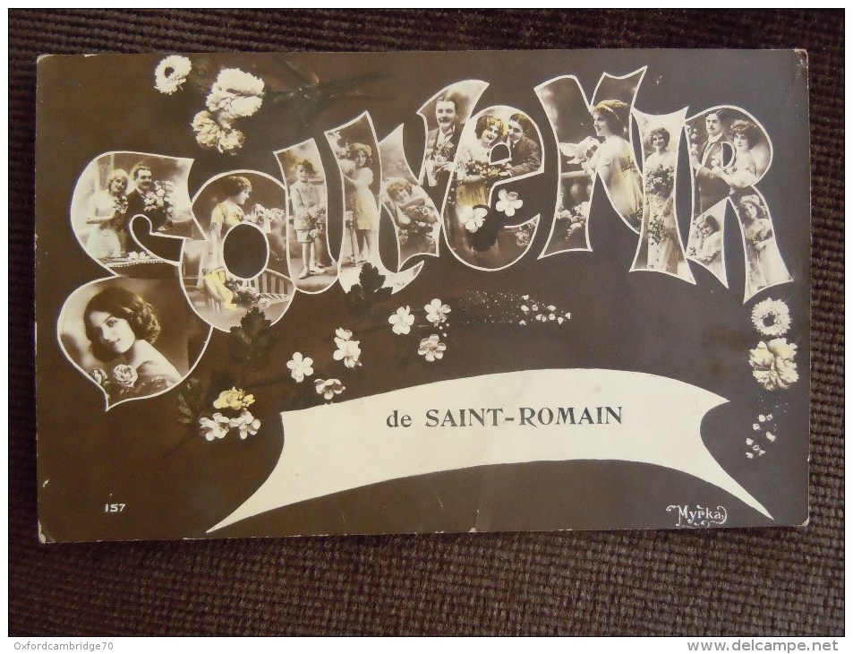 Souvenir De Saint-Romain , Carte Fantaisie - Saint Romain De Colbosc