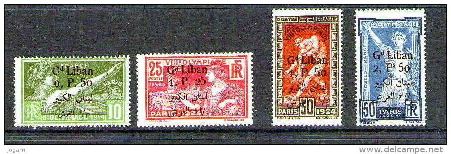 Colonies Françaises - GRAND LIBAN *  N° 45 à 48 - Nuovi