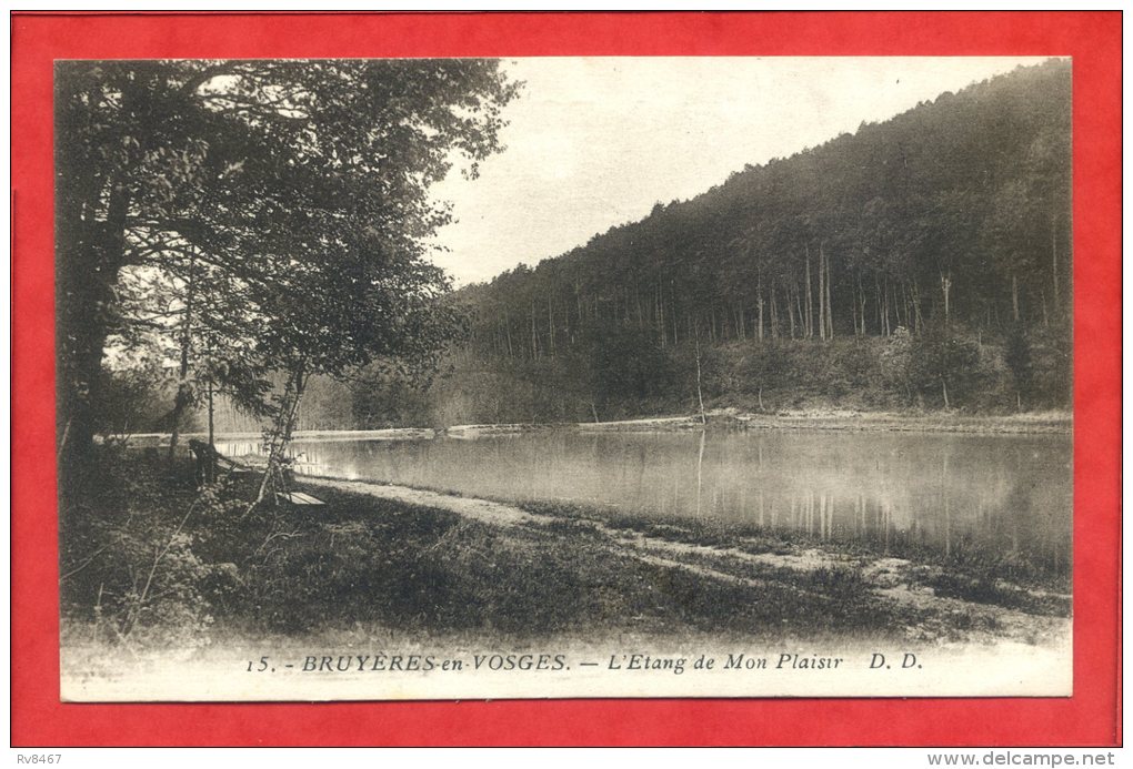 * BRUYERES En VOSGES - L'Etang De Mon Plaisir - Bruyeres