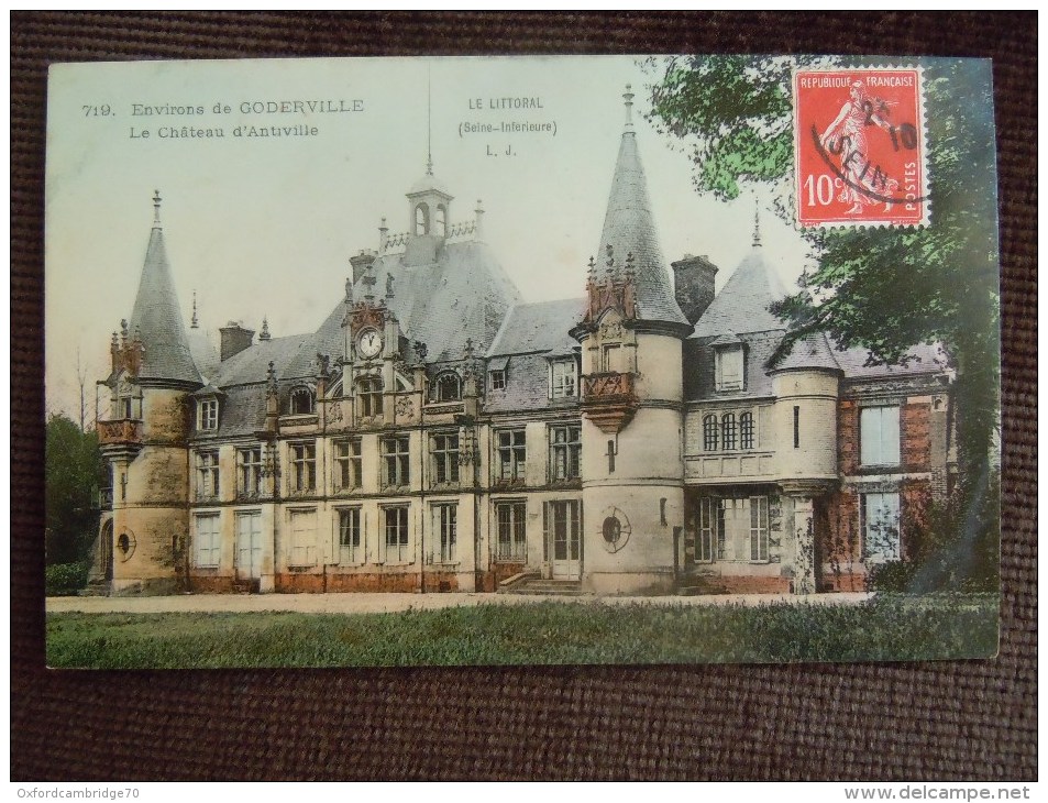 Environs De Goderville , Le Chateau D ' Antiville - Goderville